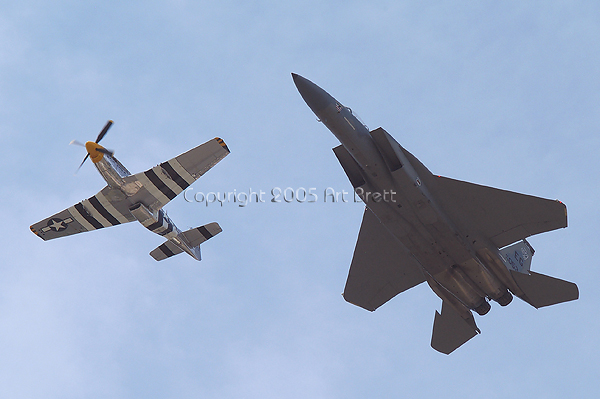 USA P 51D Mustang Bald Eagle NL51JB Millville Airshow 2004